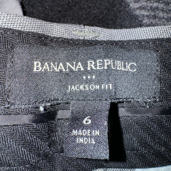 Banana Republic Gray Jackson Fit Dress Pants Mid Rise (Women's 6) - Picture 3 of 8